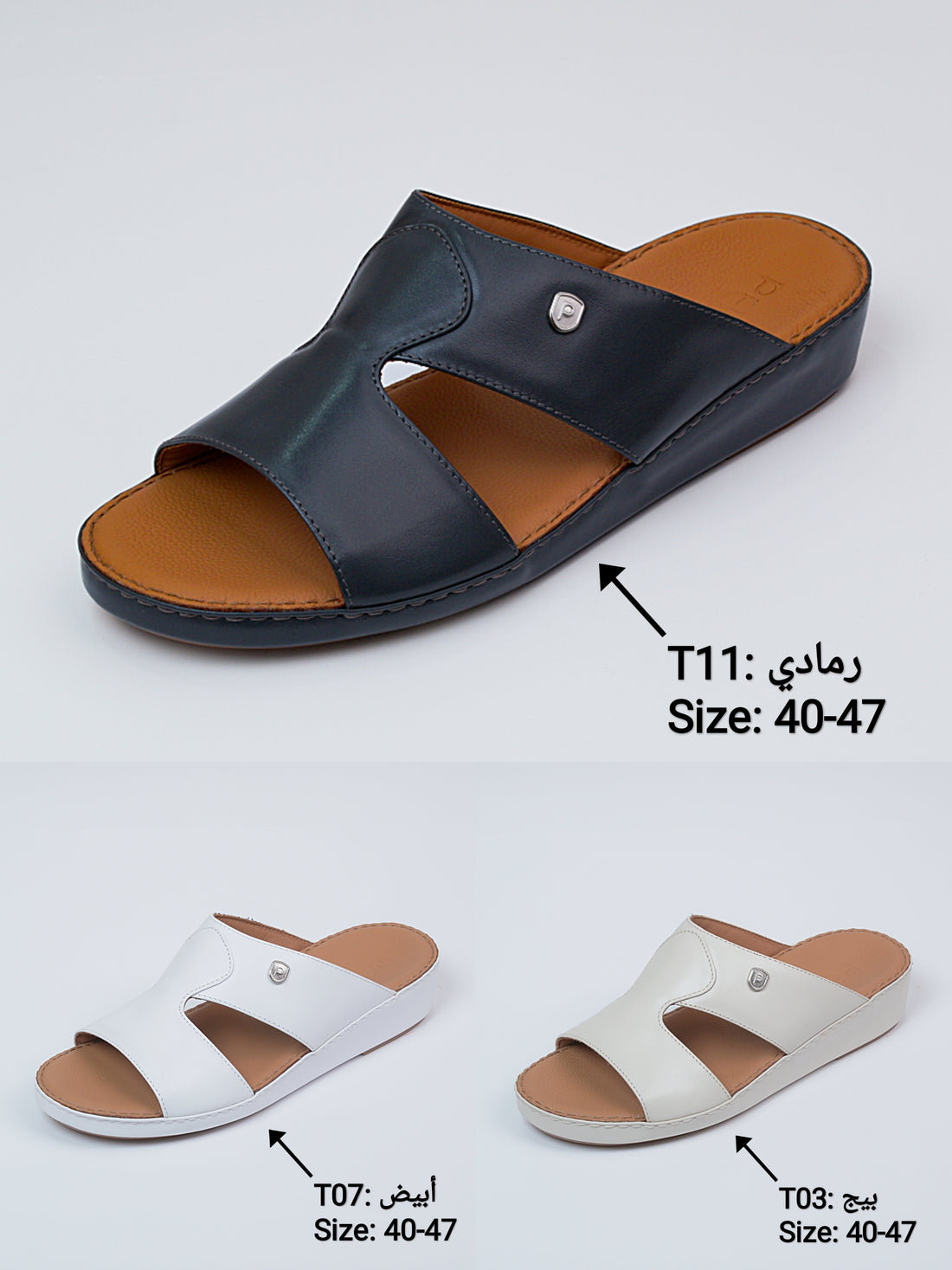 Men's normal slippers : Size 40-47