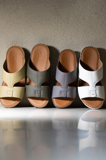 Pelle Kids Leather Double-Strap Sandal